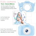 thumbnail image 3 of Cámara para niños mejorada, cámara digital para niños para niñas y niños, 1080 IPS, cámara de video para niños, regalo de juguetes para niños de 3 a 12 años [tarjeta de memoria de 32 GB] (rosa/azul) Xemadio WMXL-45-1, 3 of 6