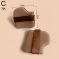 thumbnail image 1 of Chocolate Powder Puff Double-Sided Leather Air Cushion Flocking Loose Powder Puff Mini Thumb Makeup Powder Puff, 1 of 9