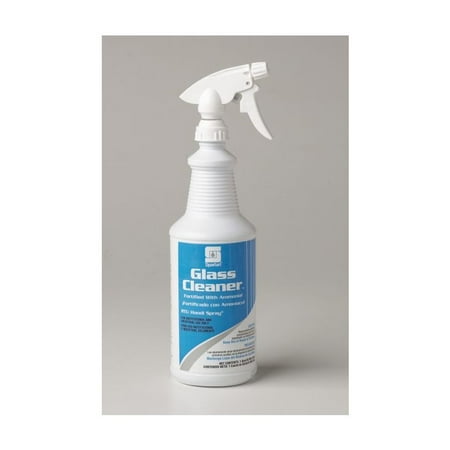 32 Oz Rtu Glass Cleaner - Spartan RTU Glass Cleaner with Ammonia, 32 oz Bottle, 12 Bottles Per Case