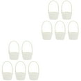 thumbnail image 2 of 10 pcs  Pastoral Style Plastic Rattan Baskets Small Flower Baskets Fruit Picking Baskets, 2 of 6
