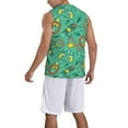 thumbnail image 2 of Sikiie Funny Animals in Jungle Basketball Jersey Reversible Men's Mesh Athletic Sports Shirts Training Practice S-4XLXX-Large, 2 of 6