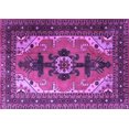 thumbnail image 1 of Ahgly Company Indoor Rectangle Persian Purple Traditional Area Rugs, 8' x 12', 1 of 4
