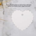 thumbnail image 3 of Qarigey Etiquetas de corazón Etiquetas de regalo Tarjetas de embalaje Nota de boda Etiqueta colgante Ropa Zapatos Bolsas Envoltura Accesorios Ropa, zapatos y accesorios Miscelánea Blanco, 3 of 6