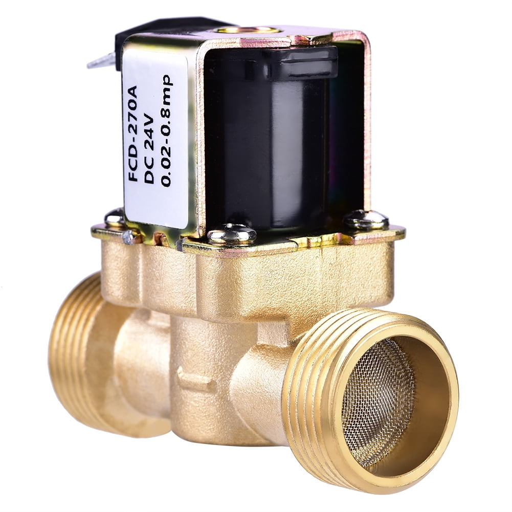 Octpeak No Power Consumption Brass Electric Solenoid Valve, Electric