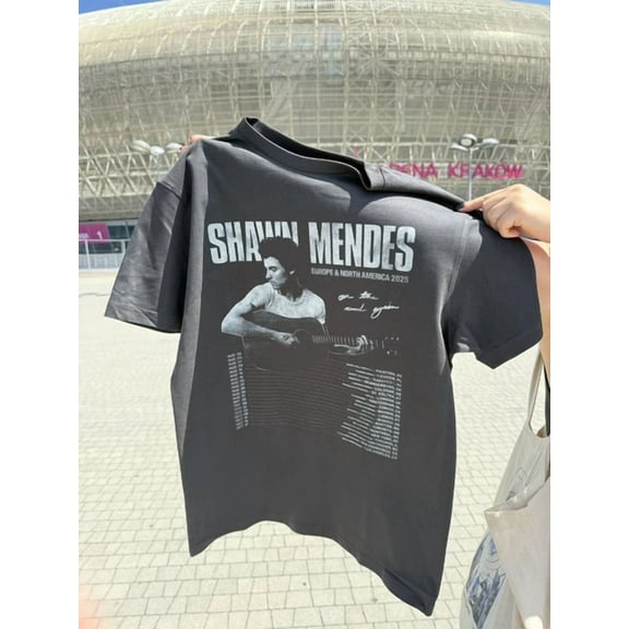 Vintage Shawn Mendes Love On the Road Again Tour 2025 T-Shirt Fan Gift
