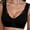 Black, variant on Alun Front Closure Bras for Women Lace Splicing Strap Comfortable Support Bra Push up No Underwire Bralettes Lightweight Breathable Everyday Wear Bras Wine XL
