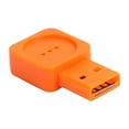thumbnail image 3 of Mini USB portátil micrófono condensador de chat de voz para traducción de entrada de sonido y búsqueda de voz naranja, 3 of 8