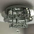 thumbnail image 5 of Modern Crystal Chandelier Flush Mount Ceiling Light Pendant Lighting Fixture LED, 5 of 12