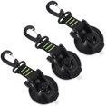 thumbnail image 1 of Generic 3 Pcs Green Portable Suction Cup Hooks Heavy Duty Securing, 1 of 6