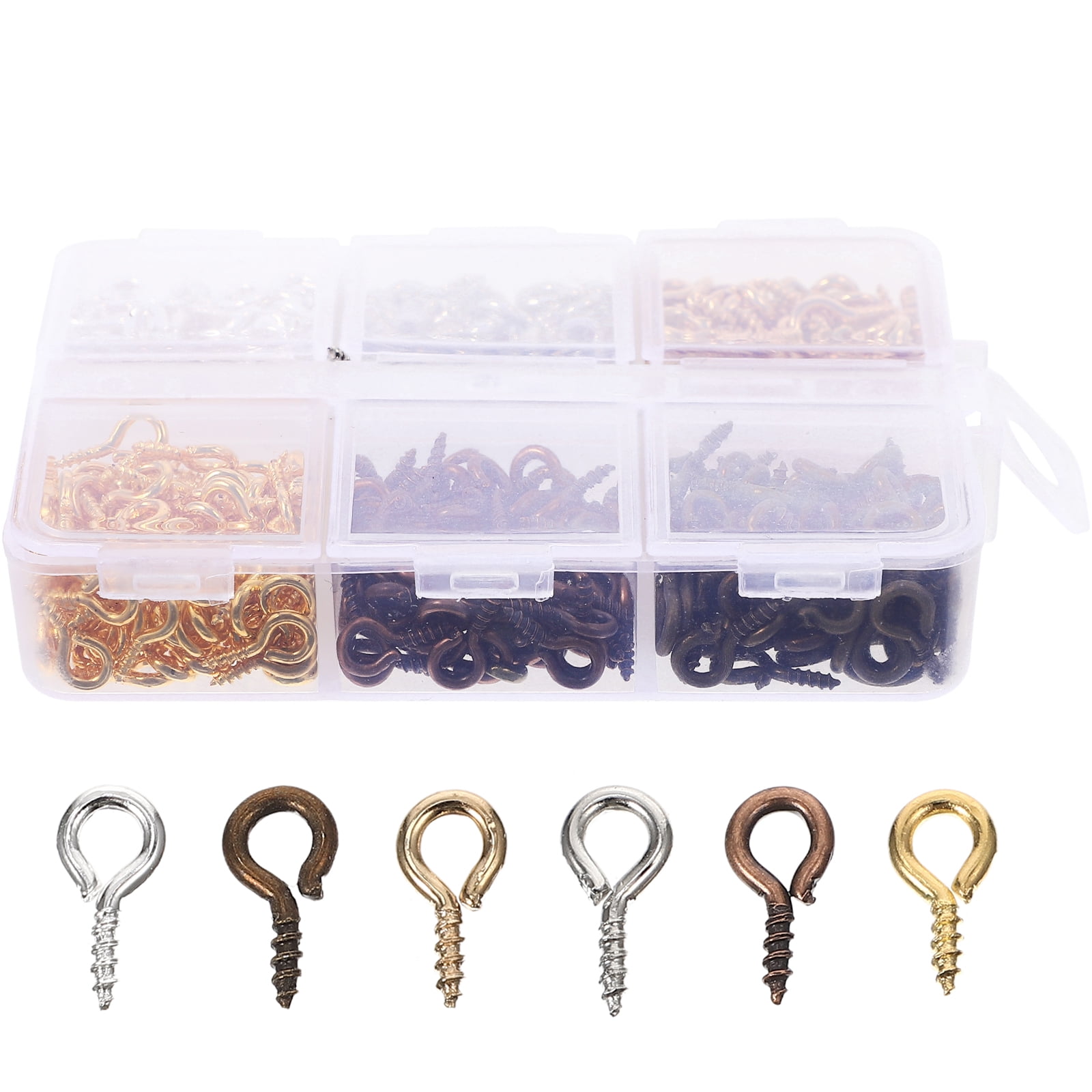 500pcs Iron Open Eye Pins 2.0 Inch DIY Craft Making Eye Pins with Storage  Box Not Easy To Deform or Fracture Head Pins Findings for Earring Pendant  Bracelet Jewelry Necklace Making 