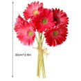 thumbnail image 4 of Bearachild Paquete de crisantemo artificial Flor de simulación Decoración de PU Paquete de flores Decoración para el hogar Flores artificiales Rosa roja Bearachild HA7497-09B, 4 of 6