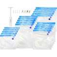 thumbnail image 1 of xianlin-XOTO Reusable Vacuum Sealing Hand-Pump Complete Sous Vide Kit w/ 20 Storage Bags, 1 of 4