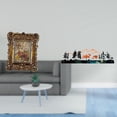 thumbnail image 2 of Marco de fotos floral tallado a mano, escultura, soporte para cuadros, mesa, montaje en pared, decoración de pared de ciervo antiguo, colgante para of, 2 of 8