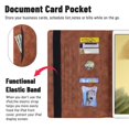 thumbnail image 3 of Dteck Case for Samsung Galaxy Tab A7 Lite 8.7 2021 Model (SM-T220/T225), Multiple Viewing Angles Stand Folio Cover with Pocket,Brown, 3 of 6