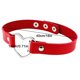 thumbnail image 2 of Sonducket Collar Remaches Cuero Ajustable Hip Hop Gargantilla Estilo Punk Rock Joyería Cosplay Regalos de cumpleaños Accesorios Mujeres rojo Type3 NO3, 2 of 6