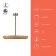 thumbnail image 4 of Alora Lighting Ch602024-Unv Maris 24" Wide Led Pendant - Gold, 4 of 7