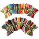 thumbnail image 1 of 124 hilos de bordar de colores, hilos de punto de cruz, hilos de algodón, hilos de costura DIY, 1 of 6