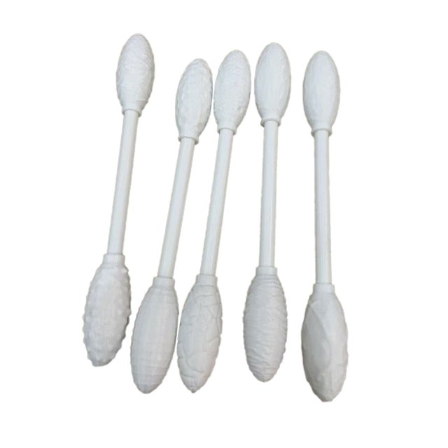 DJN Outils de Texture pour Maison et Jardin 5 Pcs Kit de Rouleaux de Motif de Modélisation en Argile Ovale Tête Unique / Double Tête Gadget de Roulement en Argile Gaufré à Carreaux