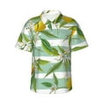 thumbnail image 2 of Goofa Lemon Hawaiian Shirt for Men, Unisex Summer Beach Casual Short Sleeve Button Down Shirts,Aloha Tropical Floral print shirt-Medium, 2 of 9