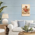 thumbnail image 3 of Stupell Industries Eclectic Octopus of Maritime Bathing Society Canvas Art, 16 x 24, by Grotto Studios, 3 of 8