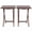Walnut, variant on Mainstays Solid Rubberwood Folding TV Tray Tables, Set of 2, Black