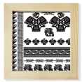 thumbnail image 1 of Egypte Pharaon Motif Art Contour Carré Cadre Photo Mur Affichage de Table, 1 of 3