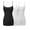 3PK - Black/Oatmeal/White, variant on Active Basic Women & Plus Basic Solid Long Length Adjustable Spaghetti Strap Camisoles (4PK - Black/White/Black/White, S)