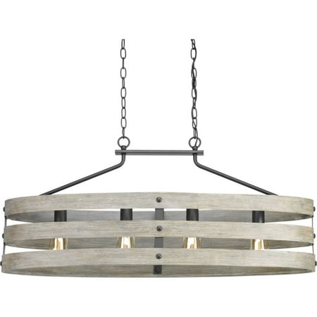 

Gulliver Collection Four-Light Graphite Coastal Linear Chandelier Light