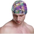 thumbnail image 2 of FYBTO Casquette de Natation Automne Feuilles d'Érable Colorées Unisexe Adulte FYBTO Polyester, 2 of 4