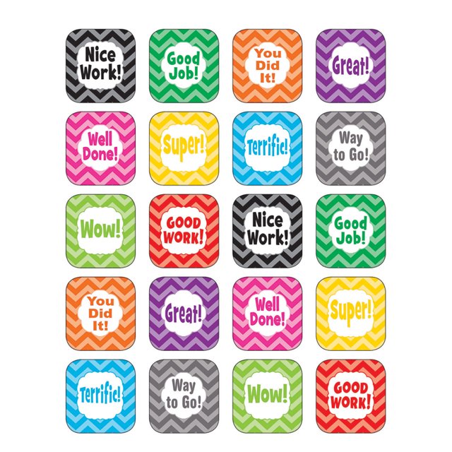 TEACHER CREATED RESOURCES (12 PK) CHEVRON Autocollants