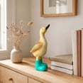 thumbnail image 6 of BadyminCSL 20cm Resin Duck Statue Wearing Rain Boots, Waterproof Outdoor Decor for Garden, Lawn & Courtyard Landscaping, 6 of 8
