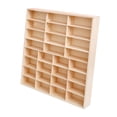 thumbnail image 4 of figatia 1/64 Car Display Rack Shelf Figures Display Cabinet Collectibles Multifunction Miniature Display Case for Home Figurine Shelf 28 grids, 4 of 9