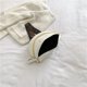 thumbnail image 3 of Bolsa PU Fanny Pack Chains Rhombus Retro Correa ancha Mujer Pecho Crossbody Bag (Blanco) Likrtyny Para Estrenar, 3 of 9