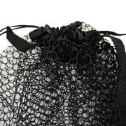 Mainstays Polyester Mesh Laundry Bag, Carry Strap, Heavy Duty, Breathable, Black