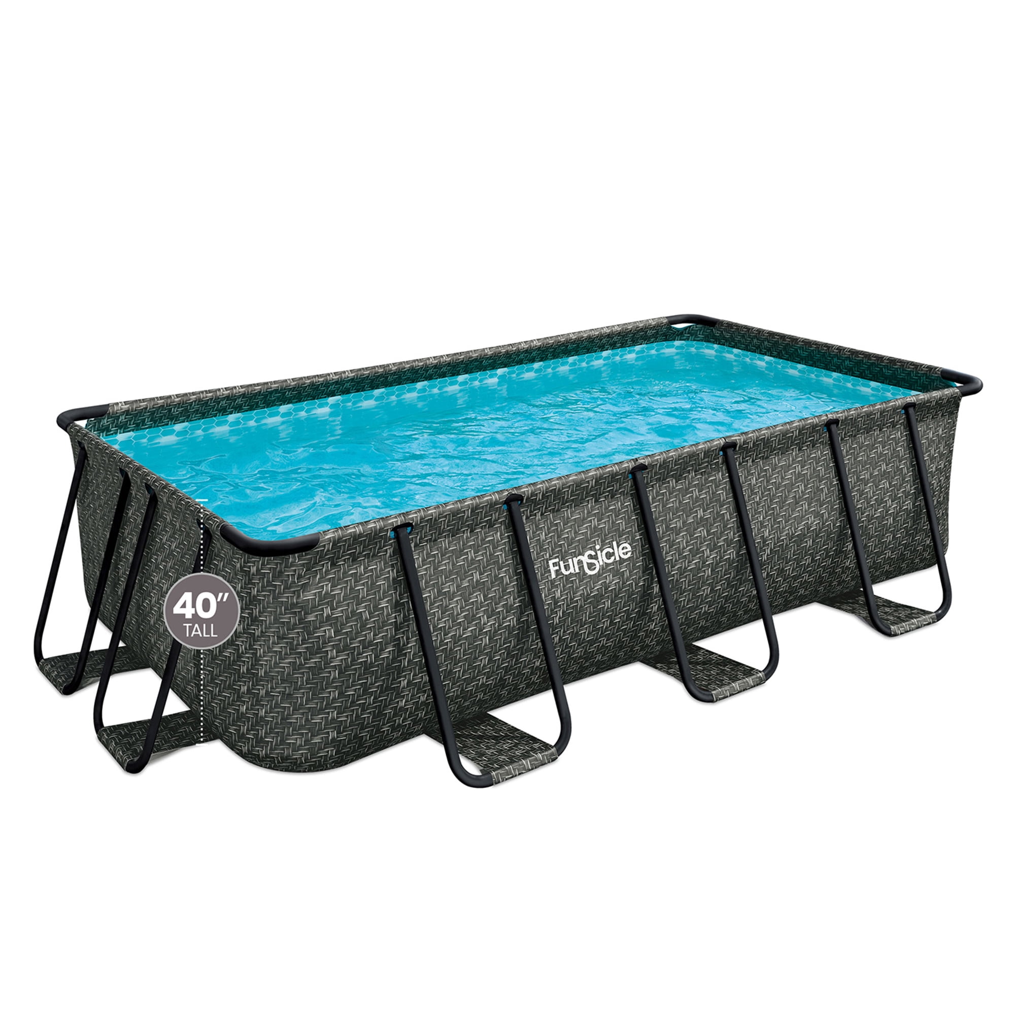 Funsicle 13' x 7' Swimming Pool, Rectangular Oasis Designer
