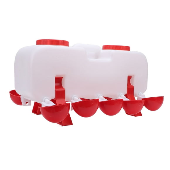 Duck Water Feeder Kit, 28PCS Easy To Assemble Automatic Chicken Water Feeder Self Filling Anti Crack for Farms