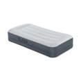 thumbnail image 4 of SleepLux Matelas Pneumatique Simple Ultra Doux, Dessus Ajustable, Extra Durable, Robuste, avec Oreiller Intégré, Lit Pneumatique Surélevé 15 Pouces avec Pompe Intégrée + Chargeur USB Simple 15 Pouces, Petit, Gris, 4 of 4