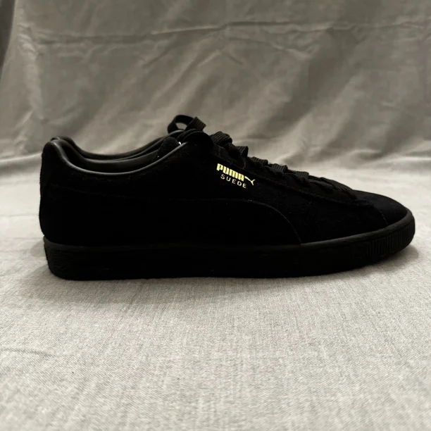 PU & MA Suede Classic XXI Sneaker Men's Size 9.5 Lace Up Black Iconic Casual