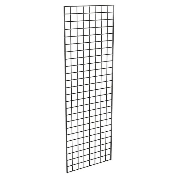 Econoco Gridwall Panel Display, Versatile Black Metal, Gridwall Panels, 2'x6', Black, 3 Pack