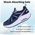 thumbnail image 4 of RomenSi Women Arch Support Walking Shoes Orthotic Sneakers for Plantar Fasciitis Foot and Heel Pain Relief Tennis US 10, 4 of 7