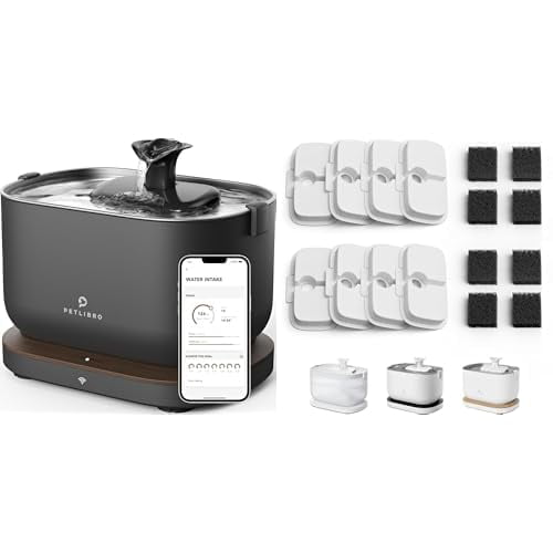 Petlibro Dockstream Cat Fountain 2.5L Wi-Fi con filtros