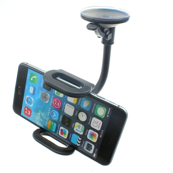 Windshield Car Mount for Google Pixel 5a 5G Phone - Holder Glass Cradle Swivel Dock Suction P5K