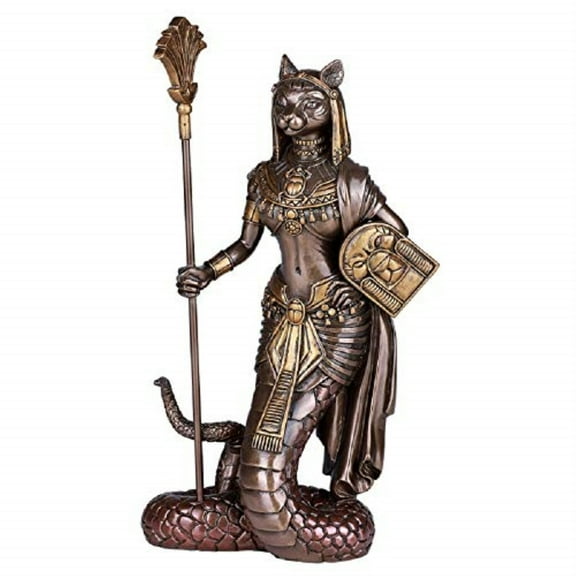 Bastet Egyptian Goddess Bronze Figurine New