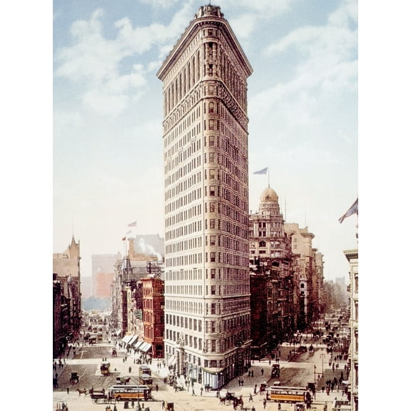 The Flatiron Building History (24 x 36)
