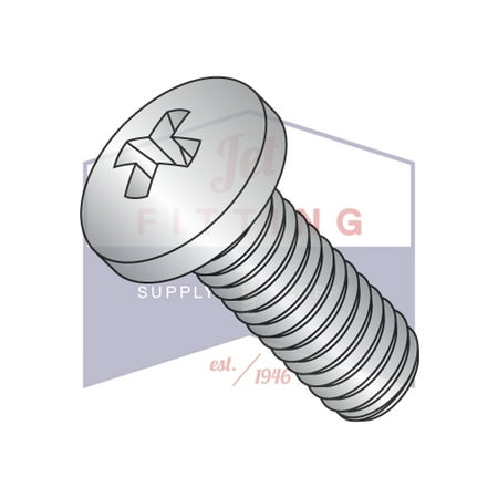 

6-32 x 2 MS51957 NAS-1635 Military Machine Screw | Phillips PAN | 300 Series Stainless Steel | Coarse Thread | Fully Threaded | DFAR (Quantity: 1000)