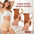thumbnail image 3 of SIMIYA Slip Shorts for Women Under Dresses,Anti-Chafing Boyshorts Panties Shapewear,Yoga Biker Shorts, 3 of 7