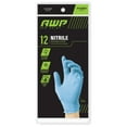 AWP Pro Paint Disposable Gloves, Nitrile, Blue, One Size, 12 Count