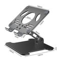 thumbnail image 2 of Soporte para tableta y PC Soporte para teléfono móvil Soporte plegable para iPad Soporte para teléfono móvil Negro, 2 of 4