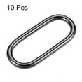 thumbnail image 3 of Unique Bargains Black Iron Electroplating Oval Buckles 10 Pack, 3 of 4