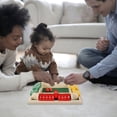 thumbnail image 3 of 4 Player Shut the Box Set Interactive Shut the Box Dice Game with Digital Numbers Non-Burr Four-Sided Flop Games Toy, 3 of 8